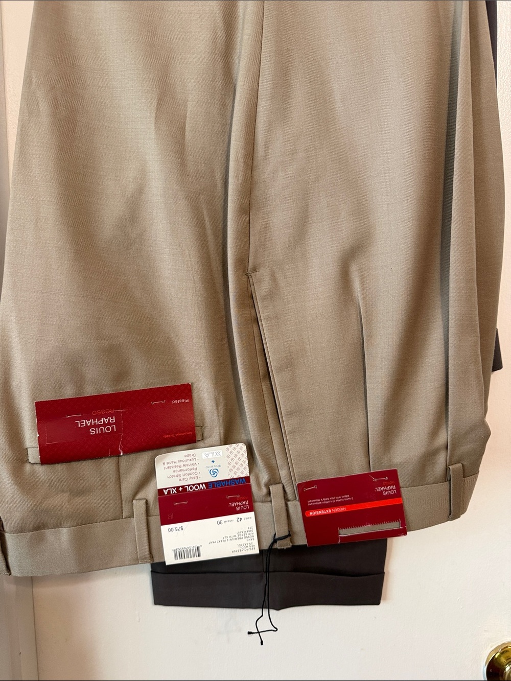 Louis Raphael Beige Dress Pants
